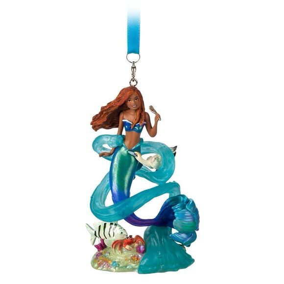The Little Mermaid ARIEL Sketchbook Ornament Live Action Film Disney Decor NEW - Picture 1 of 5